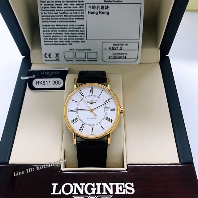 浪琴手表 LONGINES瑰丽系列腕表 浪琴高端机械男表 gjs1460